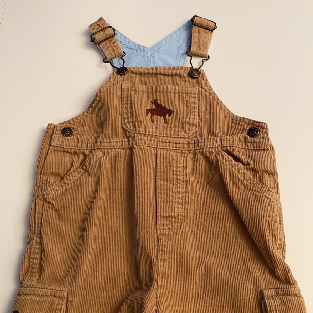 Heartstrings corduroy overalls with cowboy 24 M